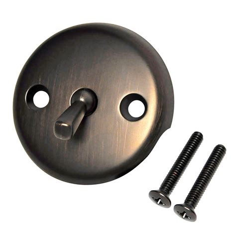 bathtub overflow cover|Danco Single Hole Overflow Plate In Oil Rubbed Bronze in the Bathtub ...